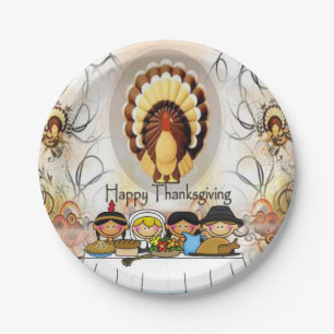 Paper plates Thanksgiving