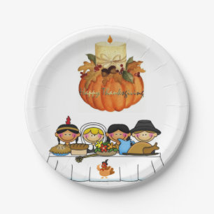 Paper plates Thanksgiving