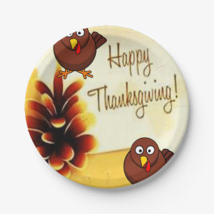 Paper plates Thanksgiving