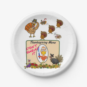 Paper plates Thanksgiving