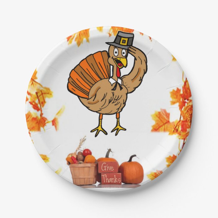 Paper plates Thanksgiving