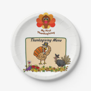 Paper plates Thanskgiving