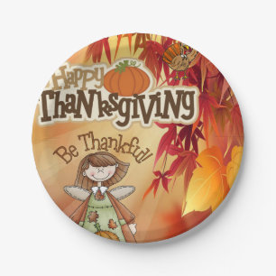 Paper plates Thanskgiving