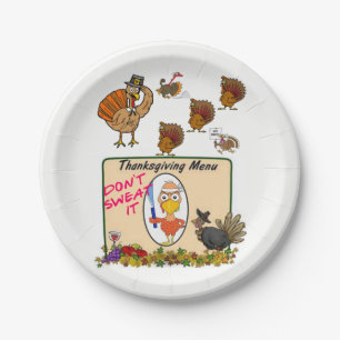 Paper plates Thanskgiving