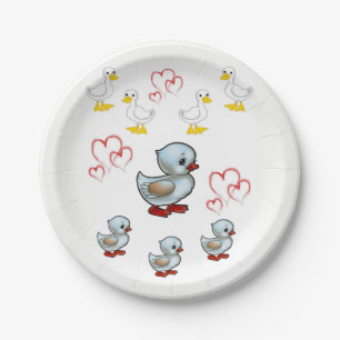 Paper plates Valentine's