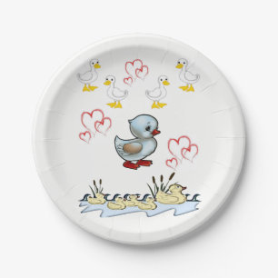 Paper plates Valentine's