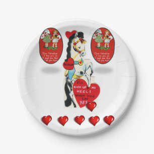 Paper plates Valentine's