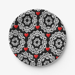 Paper plates Valentine's