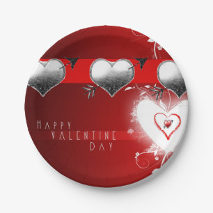 Paper plates Valentine's