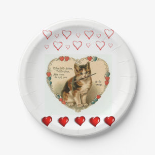Paper plates Valentine's Day