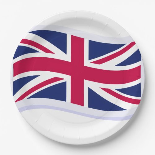 Paper Plates w/ Union Jack