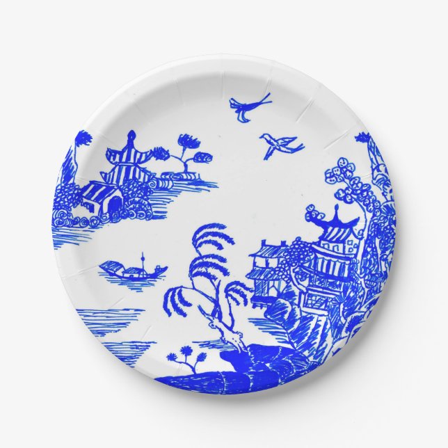 Paper Plates Willow Design (Front)