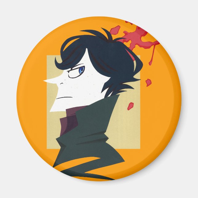 Paper Portrait Magnet (Front)