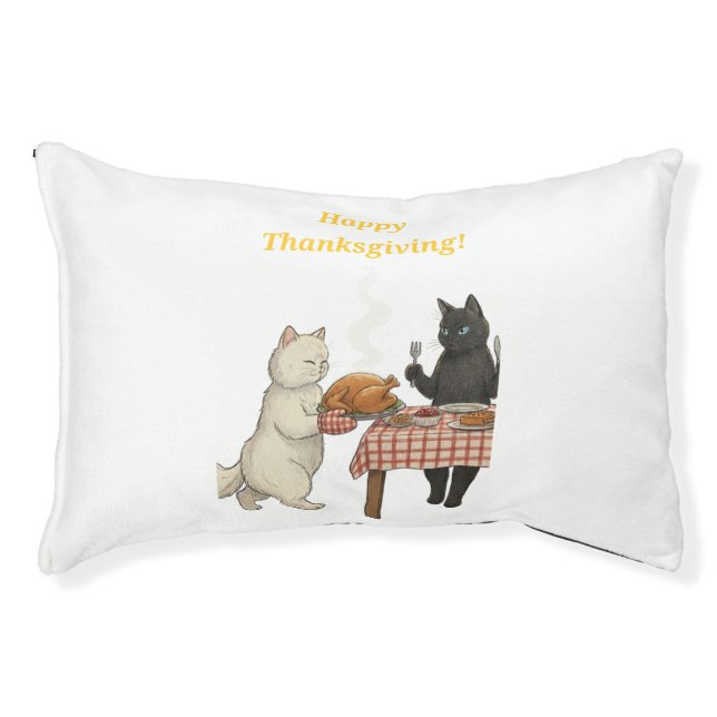 Paper&pukku happy Thanksgiving! Pet Bed (Front)