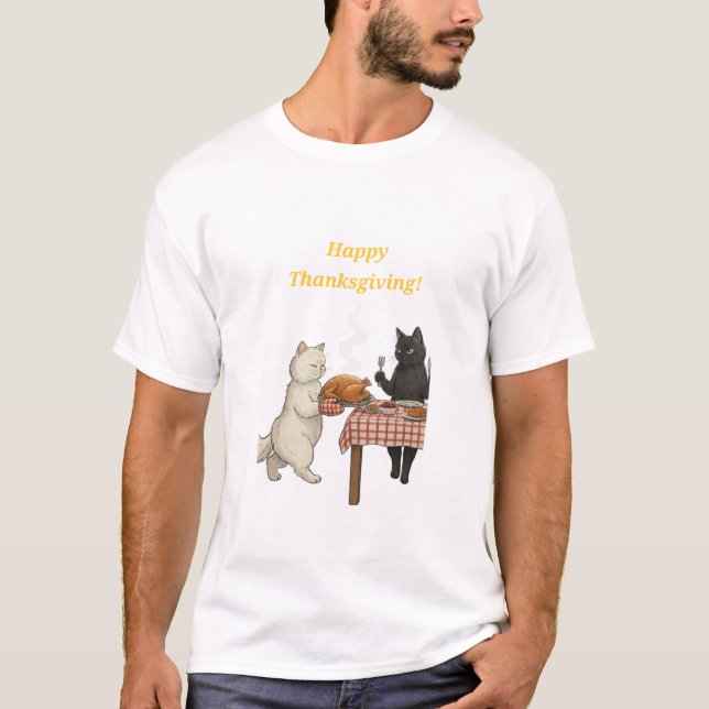 Paper&pukku happy Thanksgiving! T-Shirt (Front)