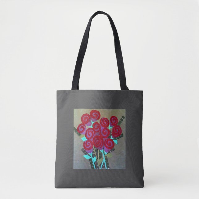 Paper Roses Tote Bag (Front)