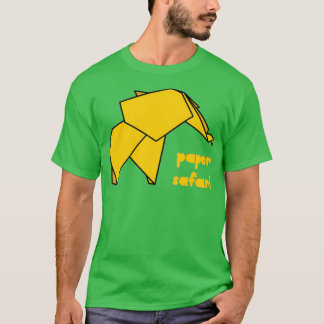 Paper Safari yellow elephant T-Shirt