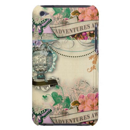 paper shabby chic, french country,vintage,worn,rus barely there iPod case