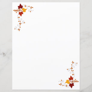 Paper Sheets - Autumn Vines