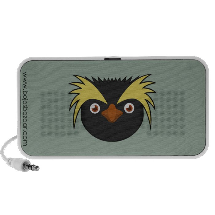 Paper Southern Rockhopper Penguin Laptop Speakers