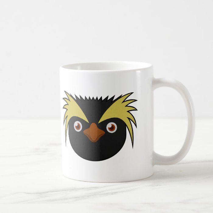 Paper Southern Rockhopper Penguin Mugs