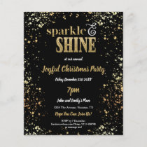 PAPER Sparkle Shine Gold Black Christmas Party