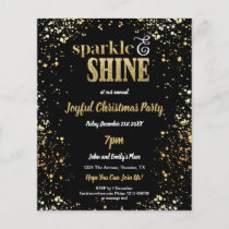 PAPER Sparkle Shine Gold Black Christmas Party