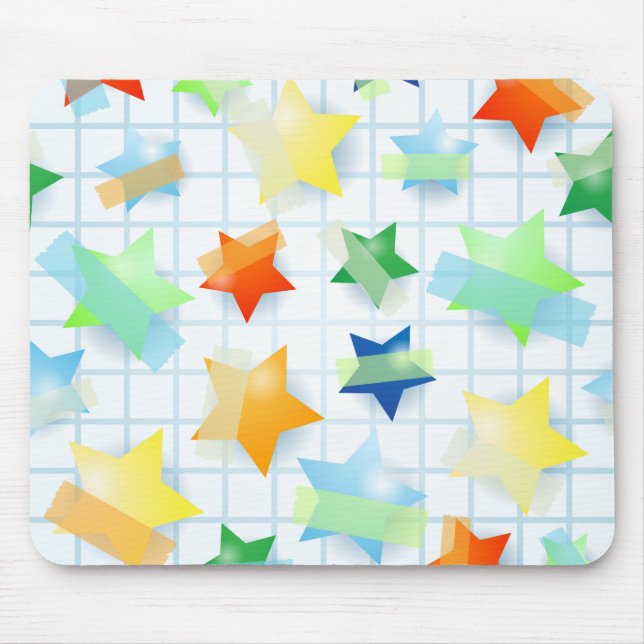 Paper stars, mousepad (Front)