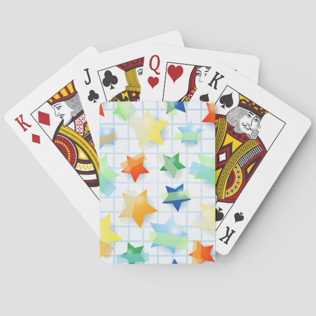 Paper stars poker cards (Back)