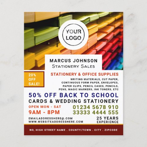 Paper Stationery  Office Supplies Stationer Flyer