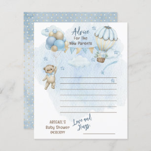 Paper Teddy Bear Bearly Wait Baby Shower Advice