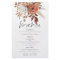 PAPER | Terracotta Florals Rustic Wedding Menu