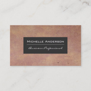 Paper Texture Dark Gray Frame Business Card