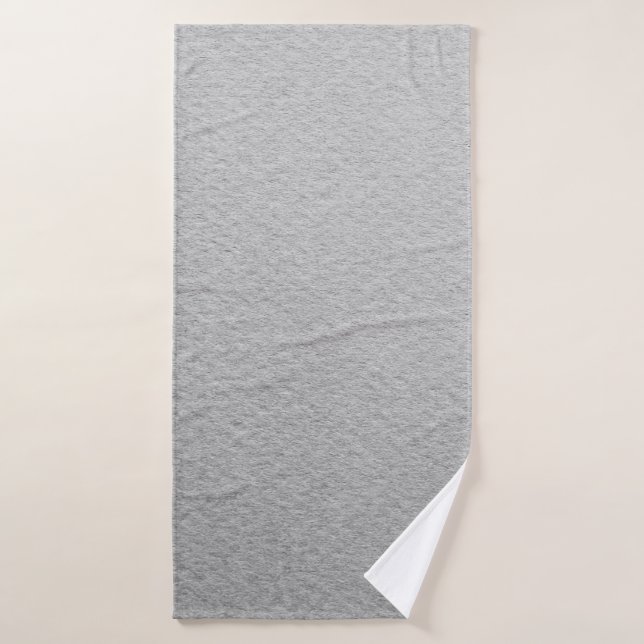 Paper texture invoiced gray color bath towel (Bath Towel)