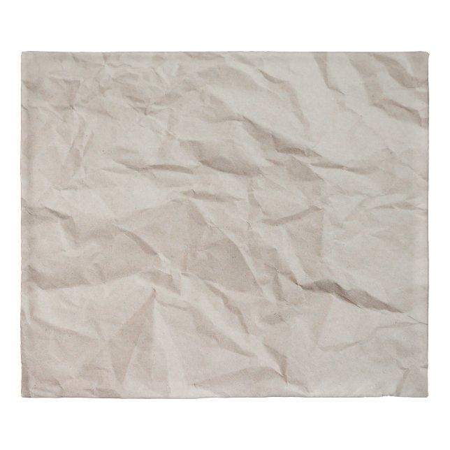 Paper texture wrapping paper duvet cover (Front)