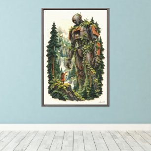 Paper Titan Canvas Print