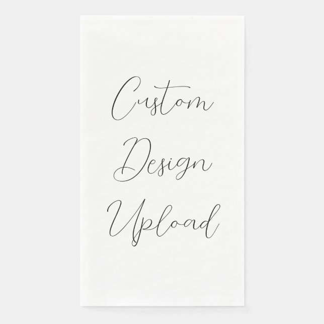 Paper Towel Custom Design Upload (Front)