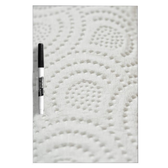 Paper towel texture white gray dry erase board (Front)