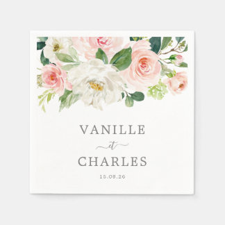 Paper Towel Wedding Towel With Flowers Napkins