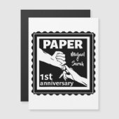 Paper traditional 1st wedding anniversary (Front/Back)