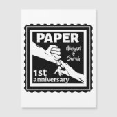 Paper traditional 1st wedding anniversary (Front)