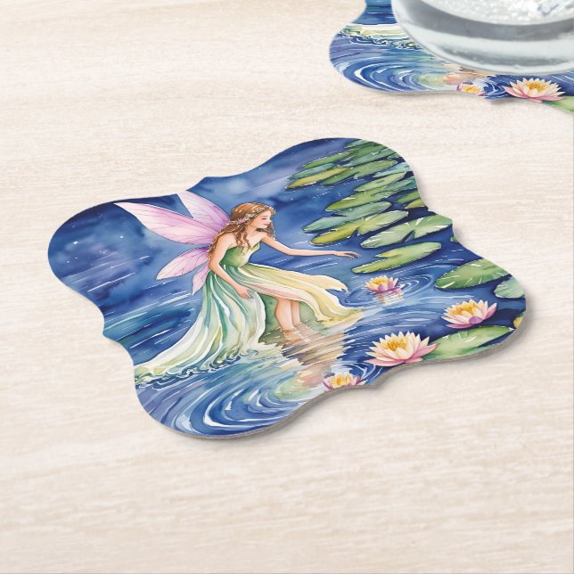 Paper underpants coaster (Angled)