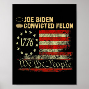 Paper Voting For Trump Poster