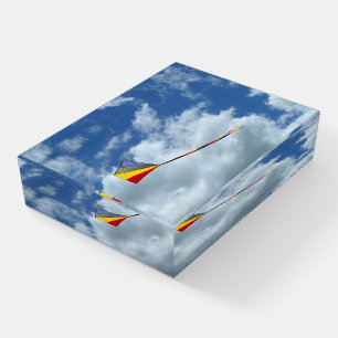 Paper Weight - Colorful Kite in the Clouds