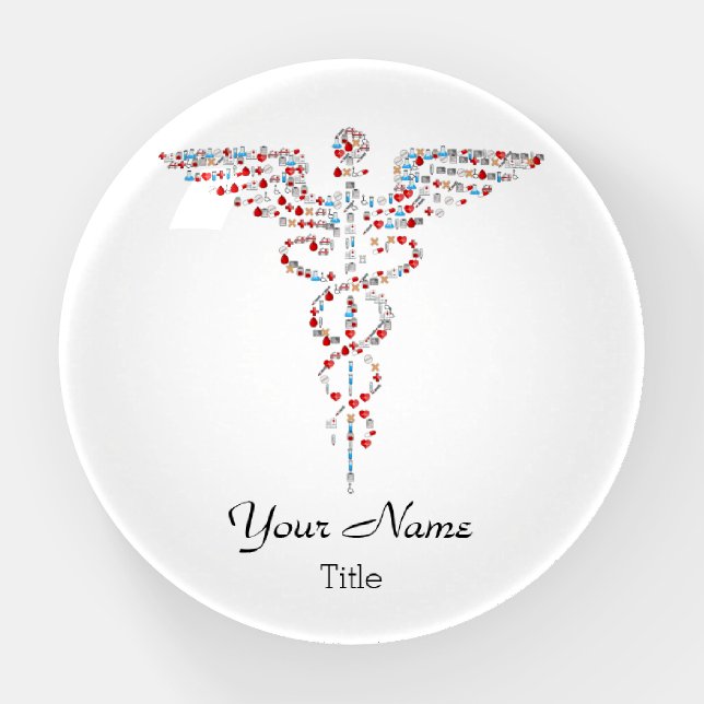 Paper Weight - Medical Symbol - HAMbyWG (Front)