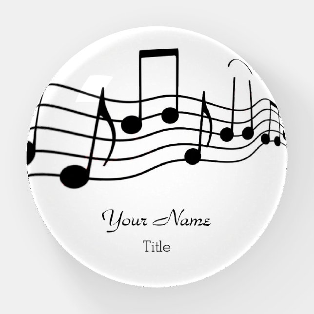 Paper Weight - Music Symbol - HAMbyWG (Front)