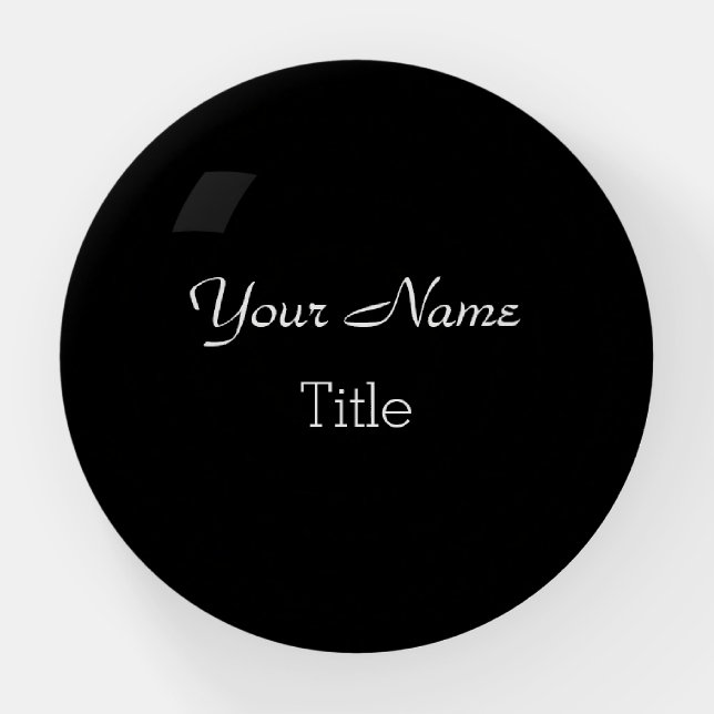 Paper Weight - Name & Title - HAMbyWG (Front)