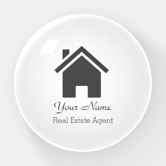 Paper Weight - Real Estate Agent - HAMbyWG (Front)