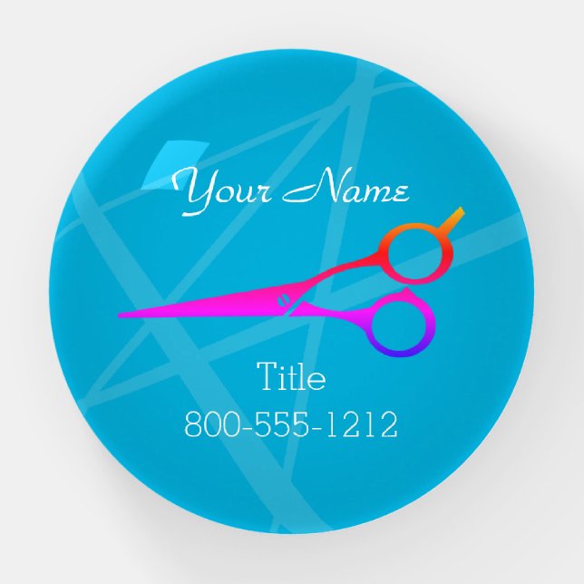 Paper Weight - Scissor Graphic - HAMbyWG (Front)