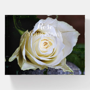 Paper Weight - White Rose - HAMbyWG